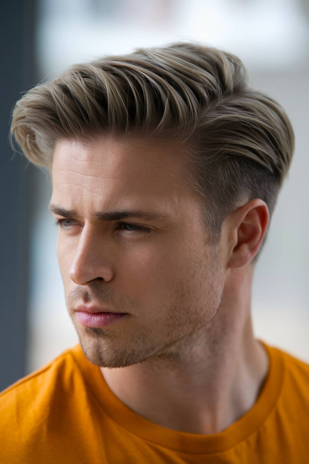 Haircut for men with thick straight hair