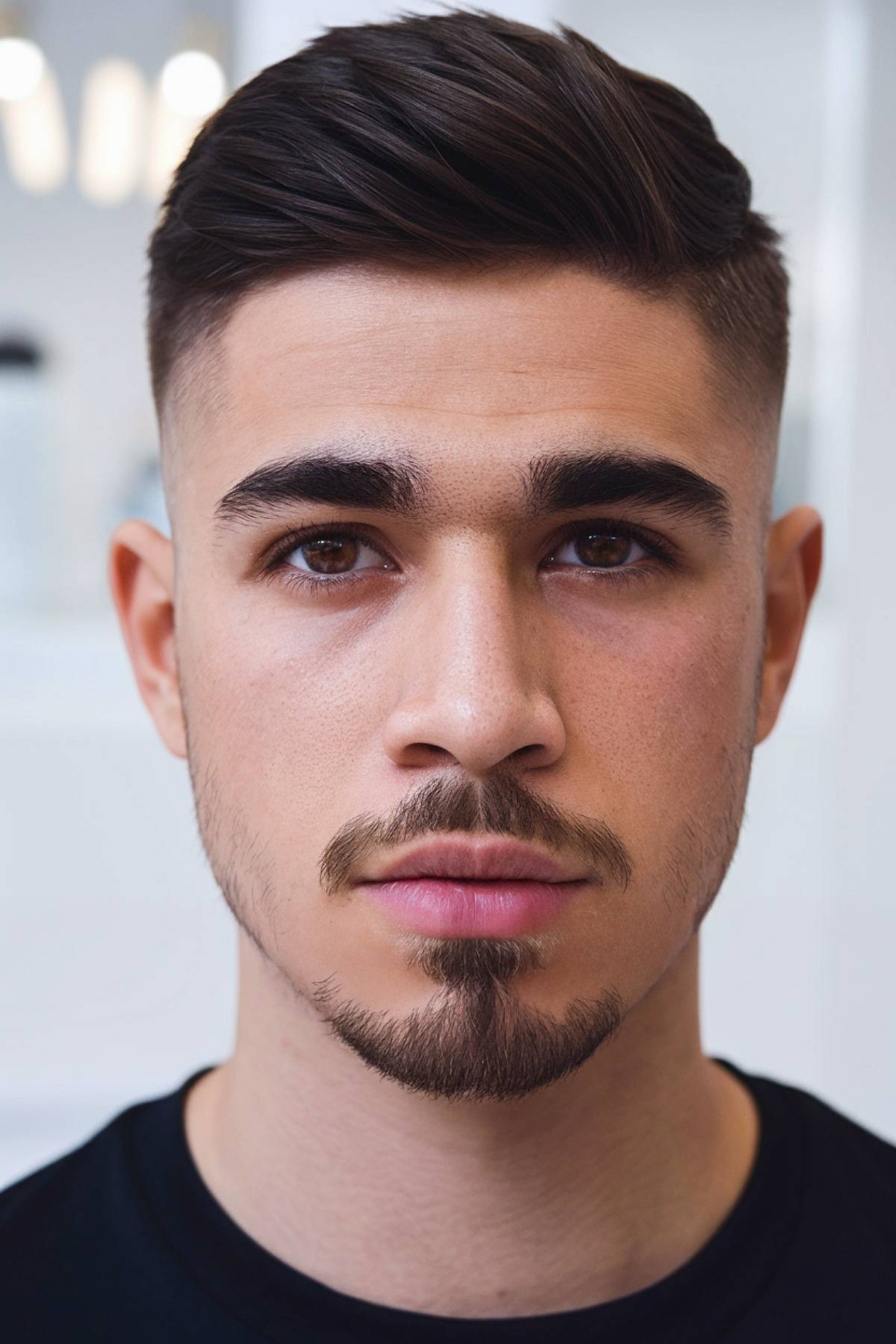 haircut for men with an oval face