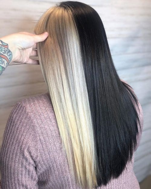 15 Edgy Black And Blonde Hair Colors For 2020