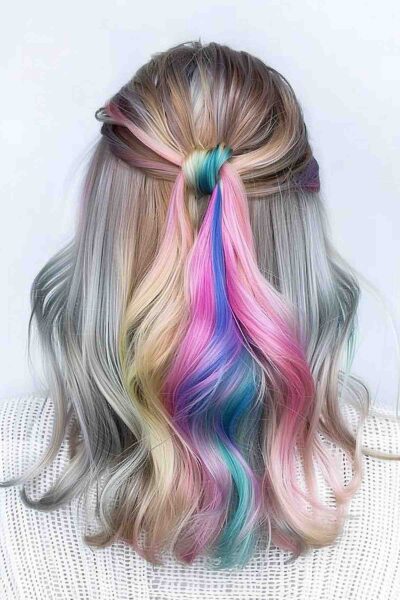 82 Photos of Rainbow Hair Ideas to Consider for 2024