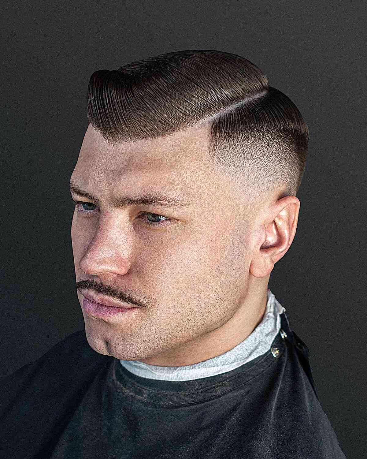 High and Tight Side Part