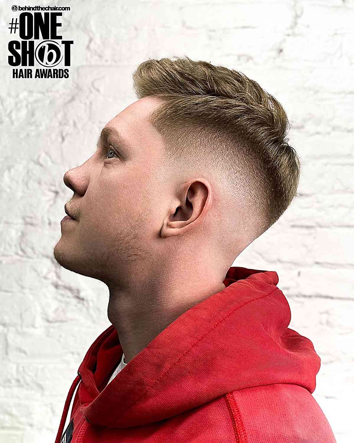 High Fade with a Combover for Men