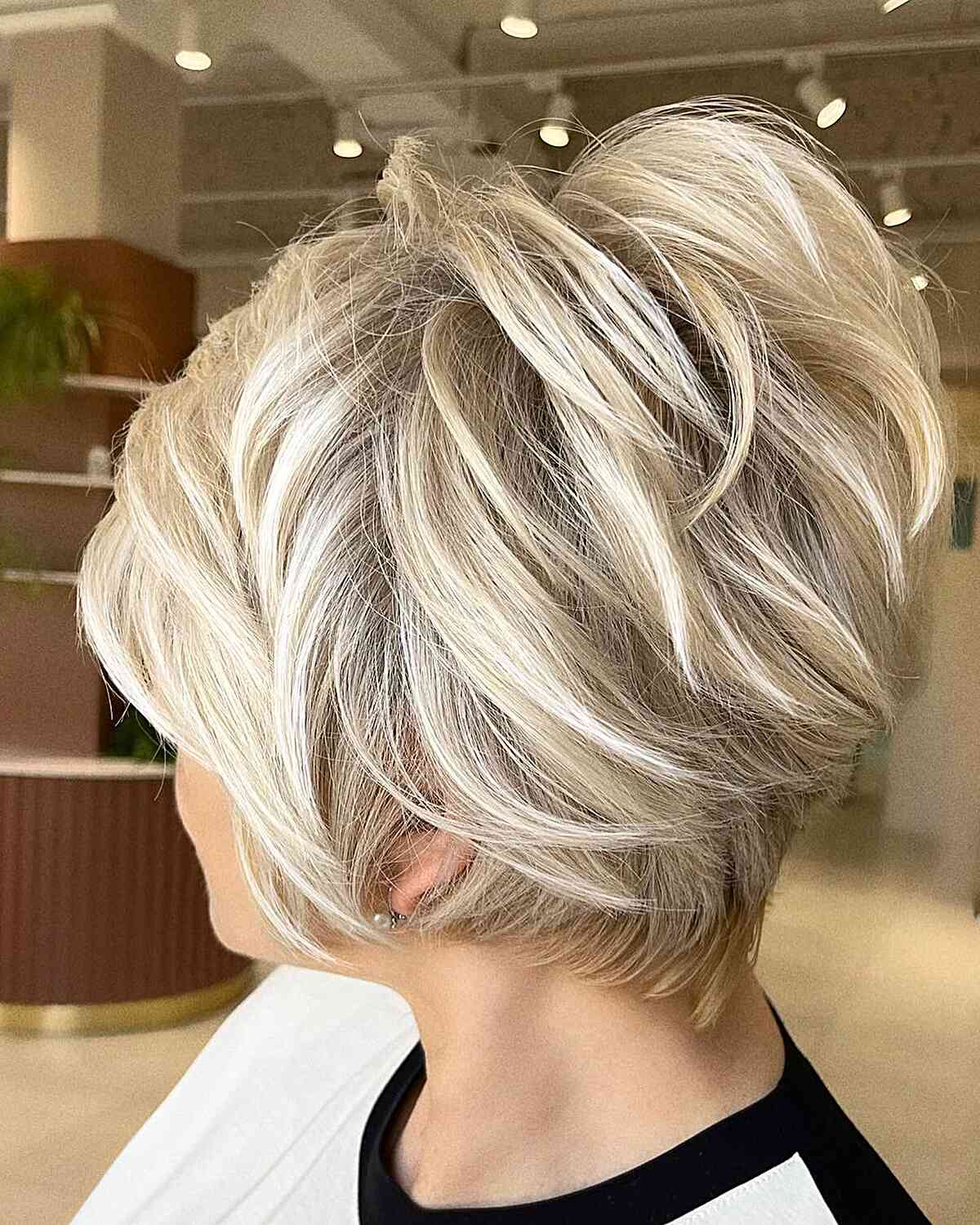 High Stacked Bob with Layers Different Hairstyles