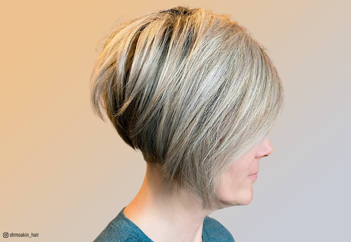 high stacked inverted bob