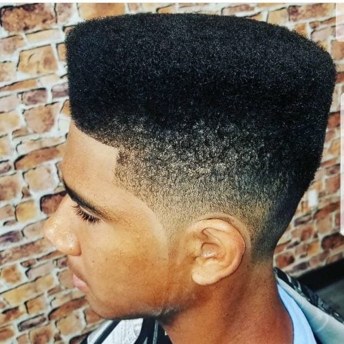 High Top with a High Taper Fade