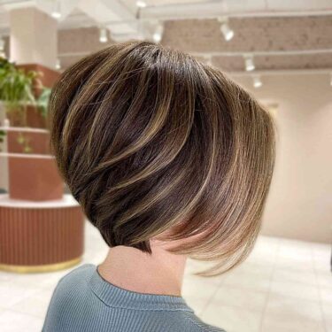 25 High Stacked, Inverted Bob Haircuts for Edgy, Dramatic Look