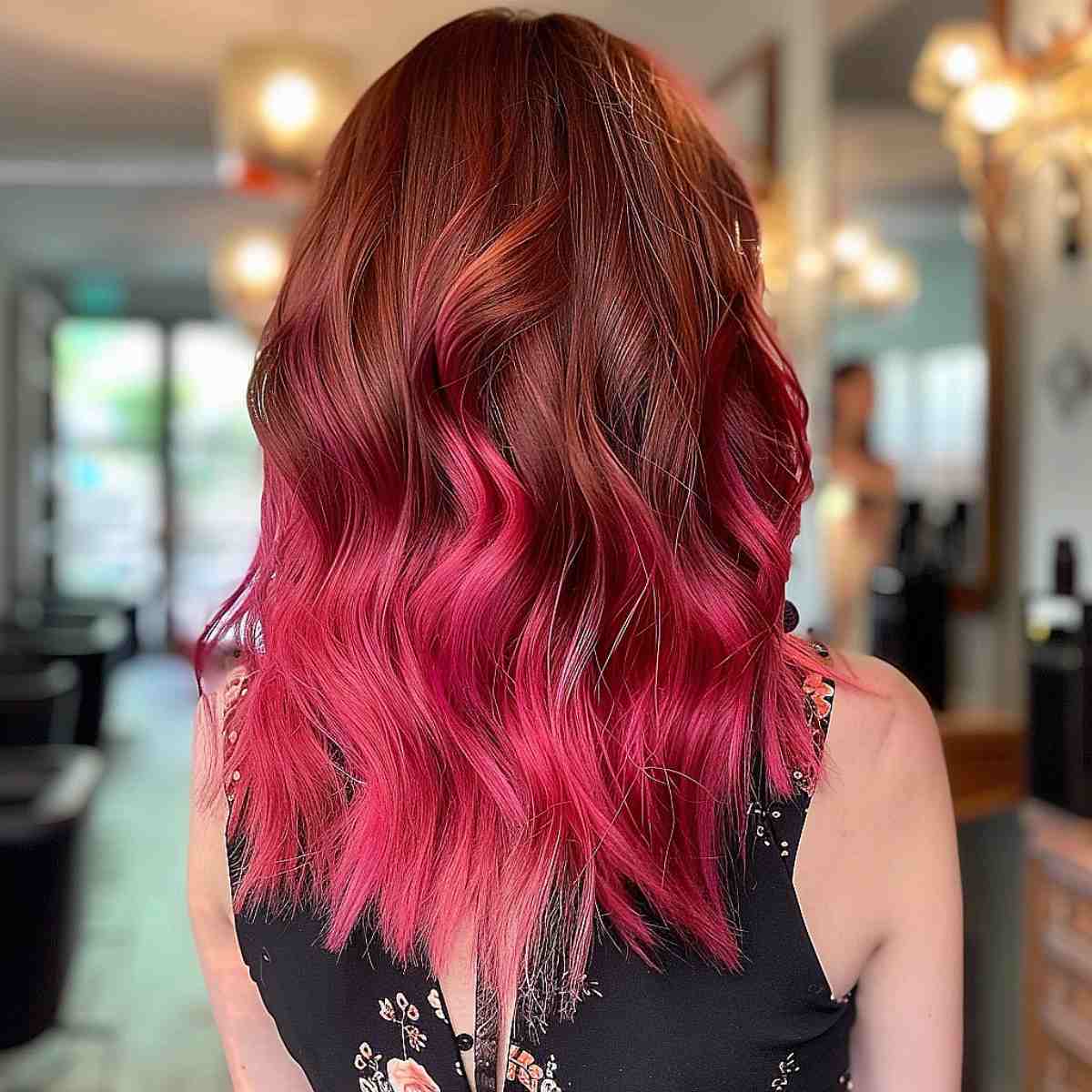Fabulous Hints of Strawberry Ombre