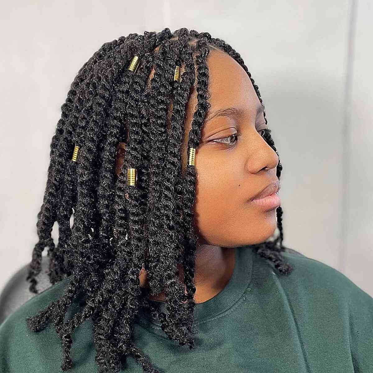 25 Afro Kinky Twist Hairstyles for 2023 - The Trend Spotter