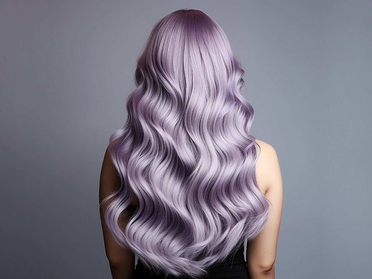 Hottest silver purple hair colors