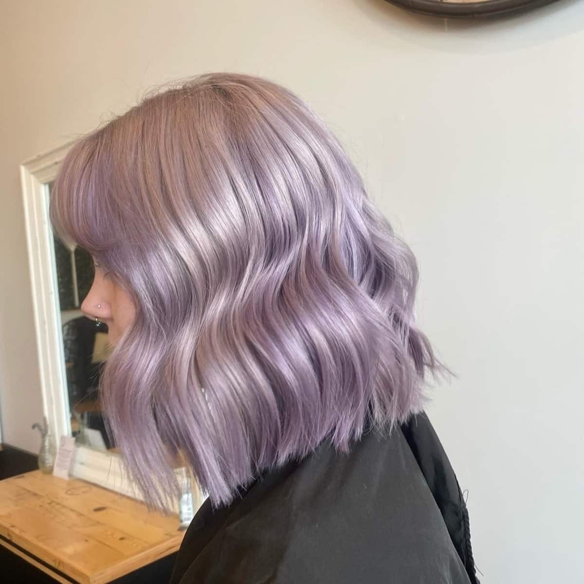 Icy plum color