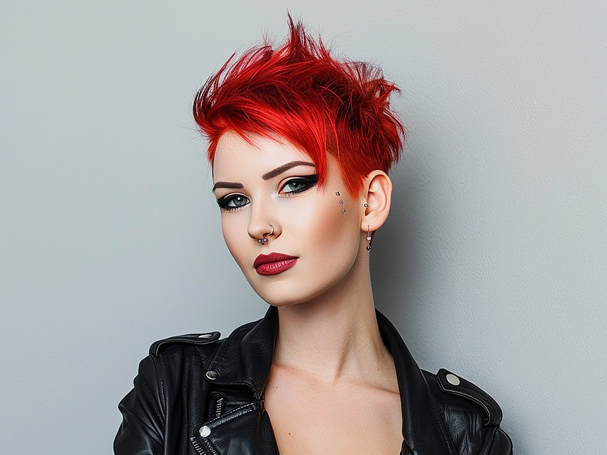 Incredible punk pixie cut