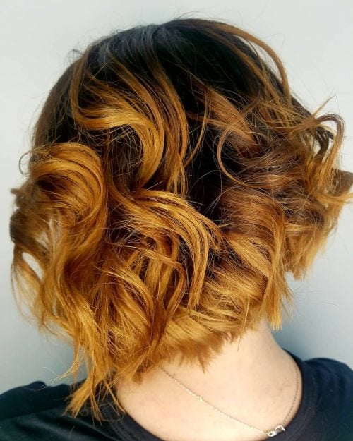 Wavy Inverted Bob