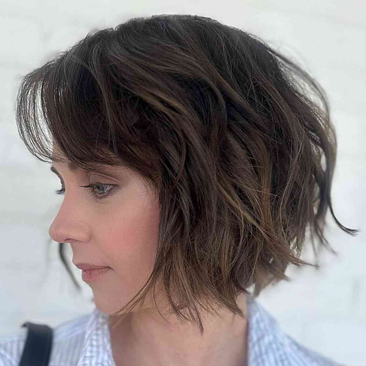 Inverted Bob for Thin Hair