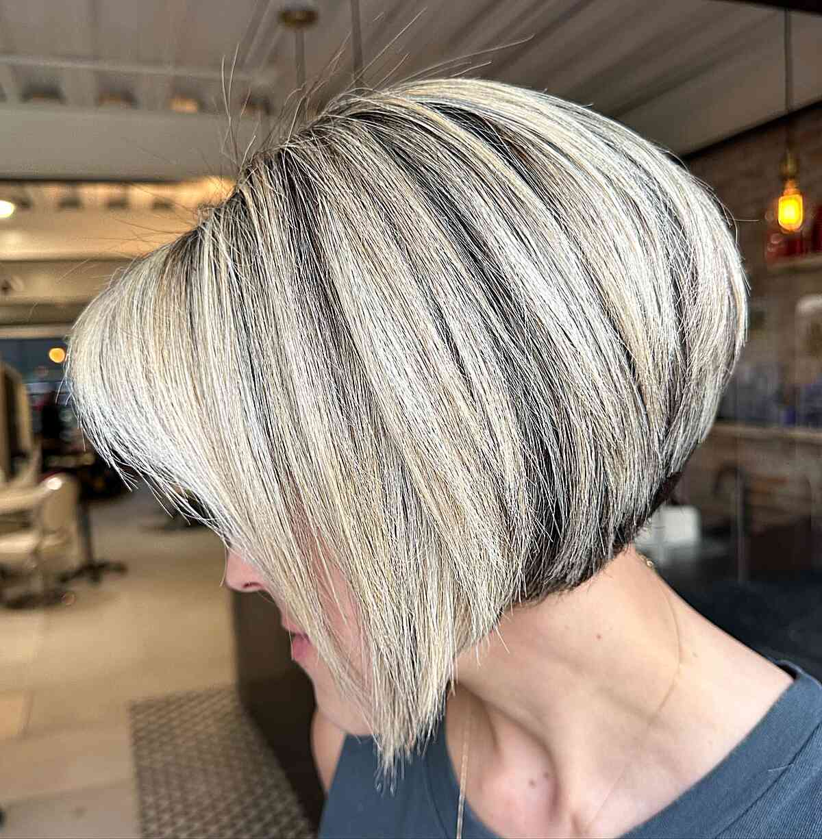Jaw-Length Bob for Thick Hair
