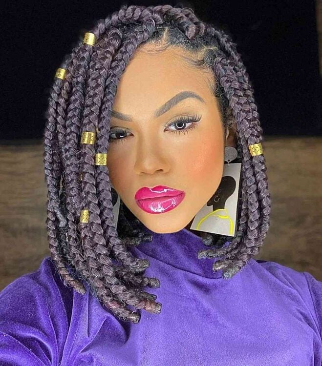 21 Ways to Slay Jumbo Box Braids Like a Queen