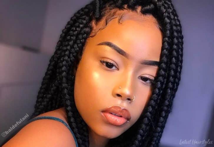 21 Ways to Slay Jumbo Box Braids Like a Queen