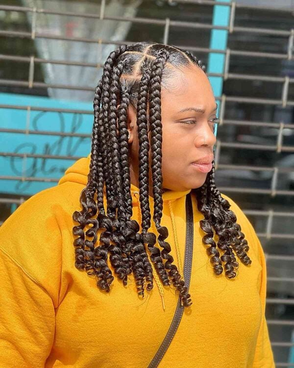 30 Hottest Knotless Box Braids Hairstyles Women of Color Are Getting in