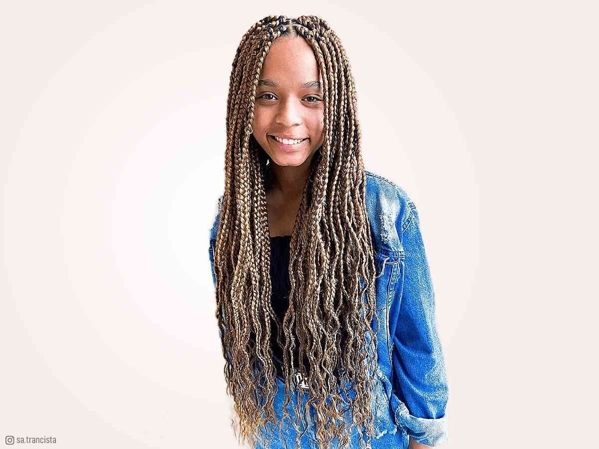 41 Best Braided Hairstyles For Black Girls Images in September 2023