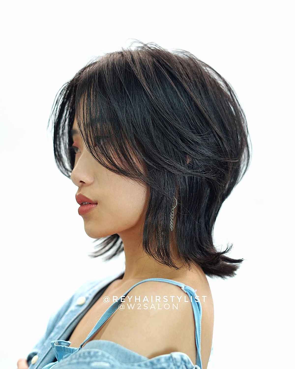 Korean Shaggy Mullet Haircut