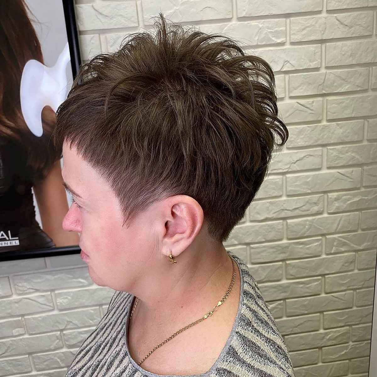 Layered and spiky pixie