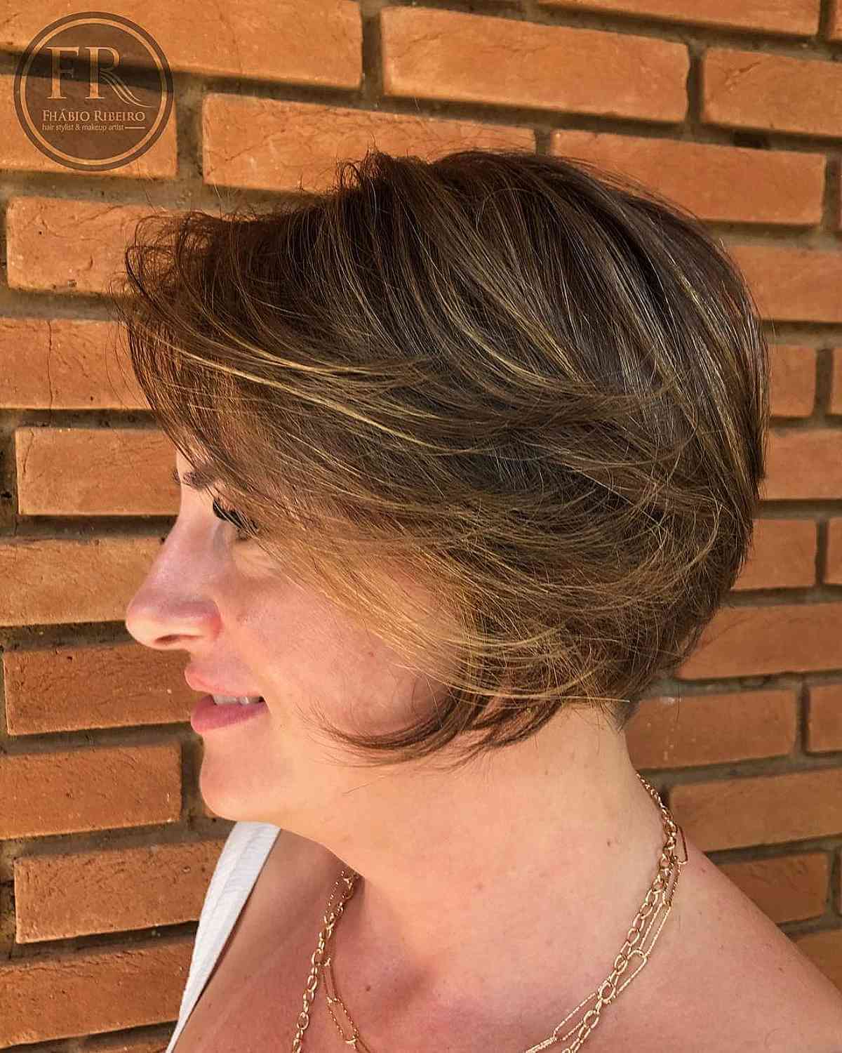 Layered Bob on Thin Hair for 40-year-olds