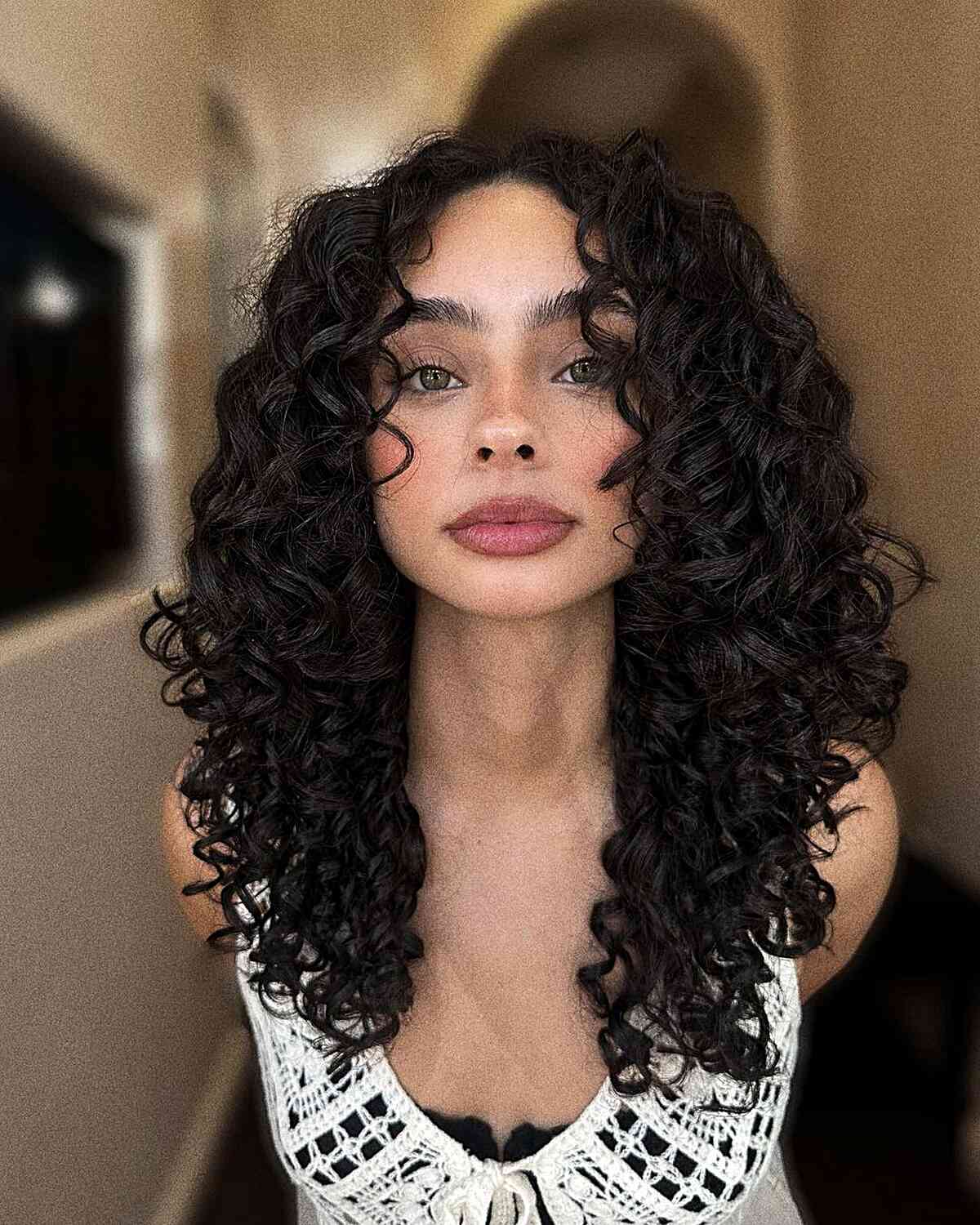 Layered Curls That Frame Your Face