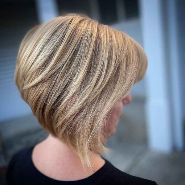 41 Lovely Layered Bob Haircuts for Women Over 60