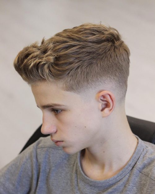 Swept Up Fade Taper Haircut