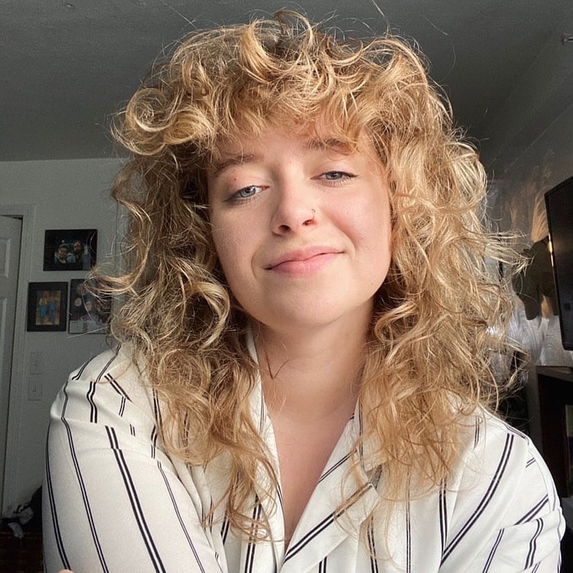 Cute Naturally Curly Blonde