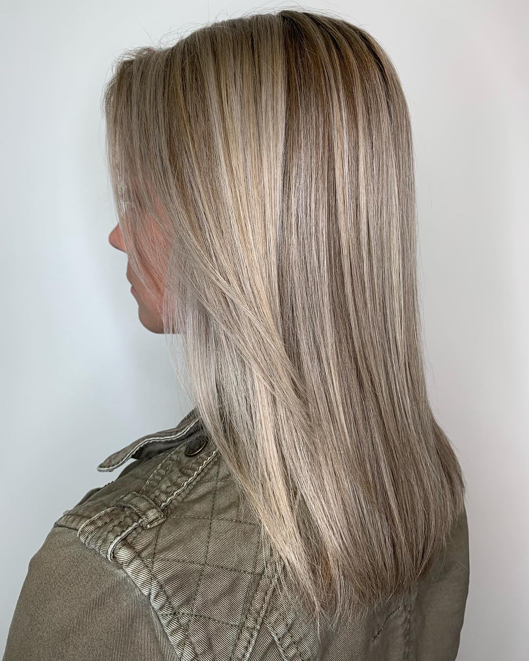 Light Blonde Hair with Highlights