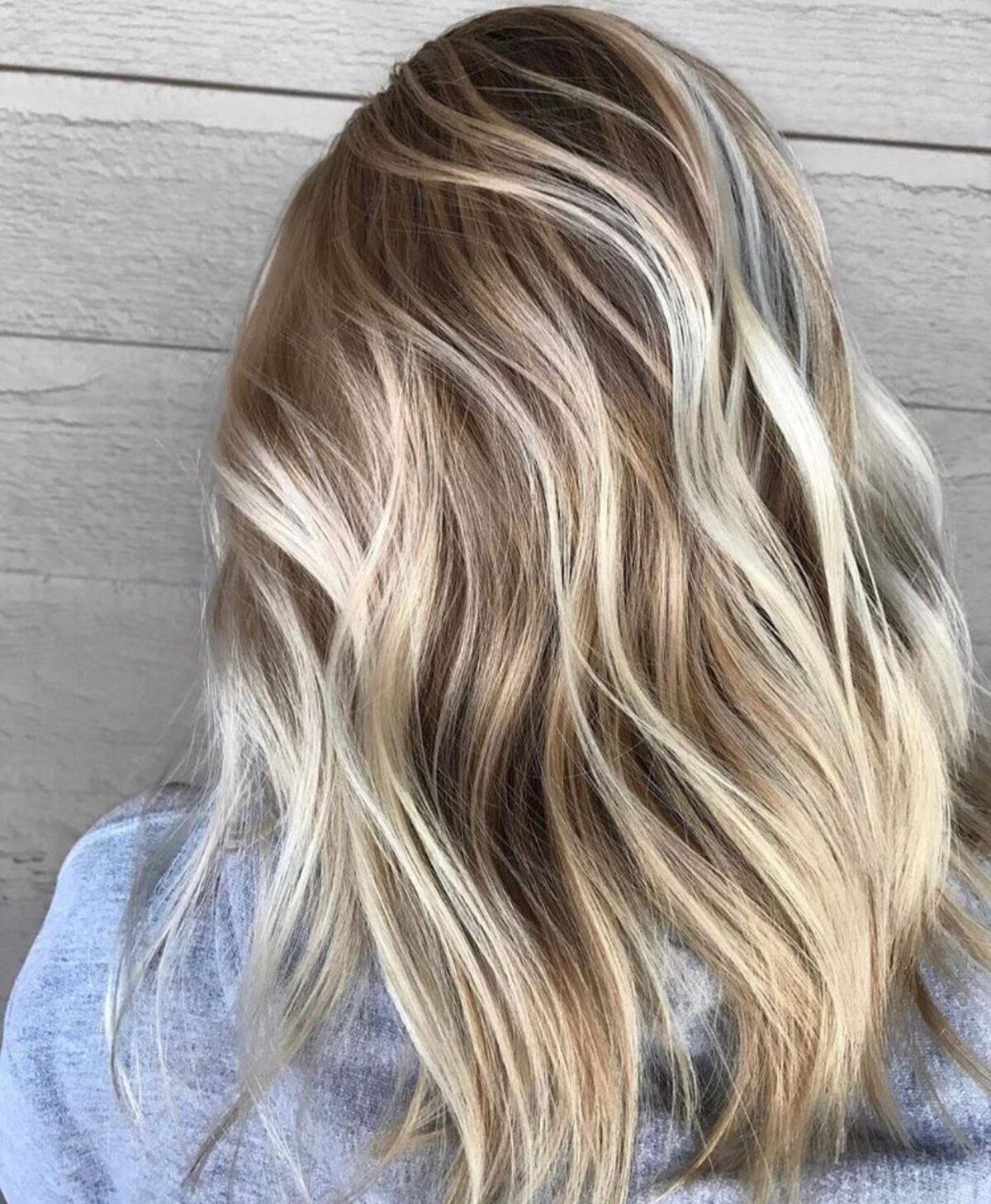 Light Blonde Highlights with Lowlights