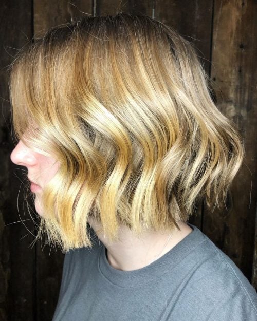 Light Bob for Thick Wavy Hair