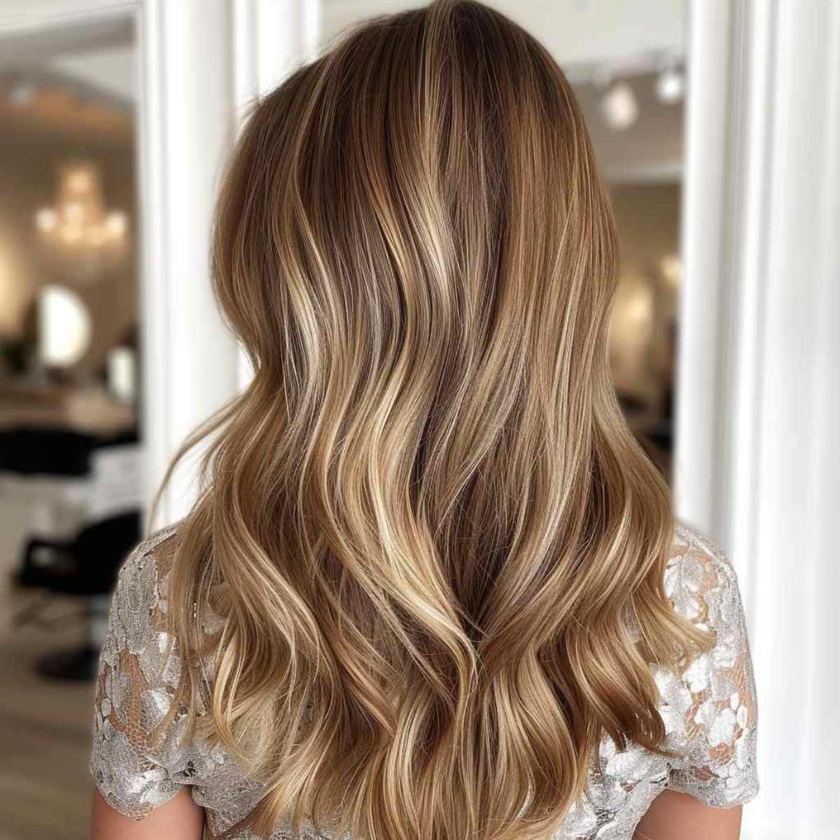 Cool Light Brown and Deep Blonde Hair Color