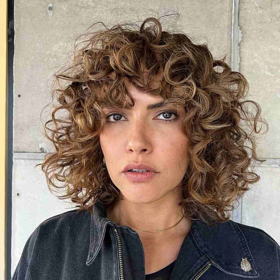 54 Stunning Curly Shag Haircuts for Trendy, Curly-Haired Girls