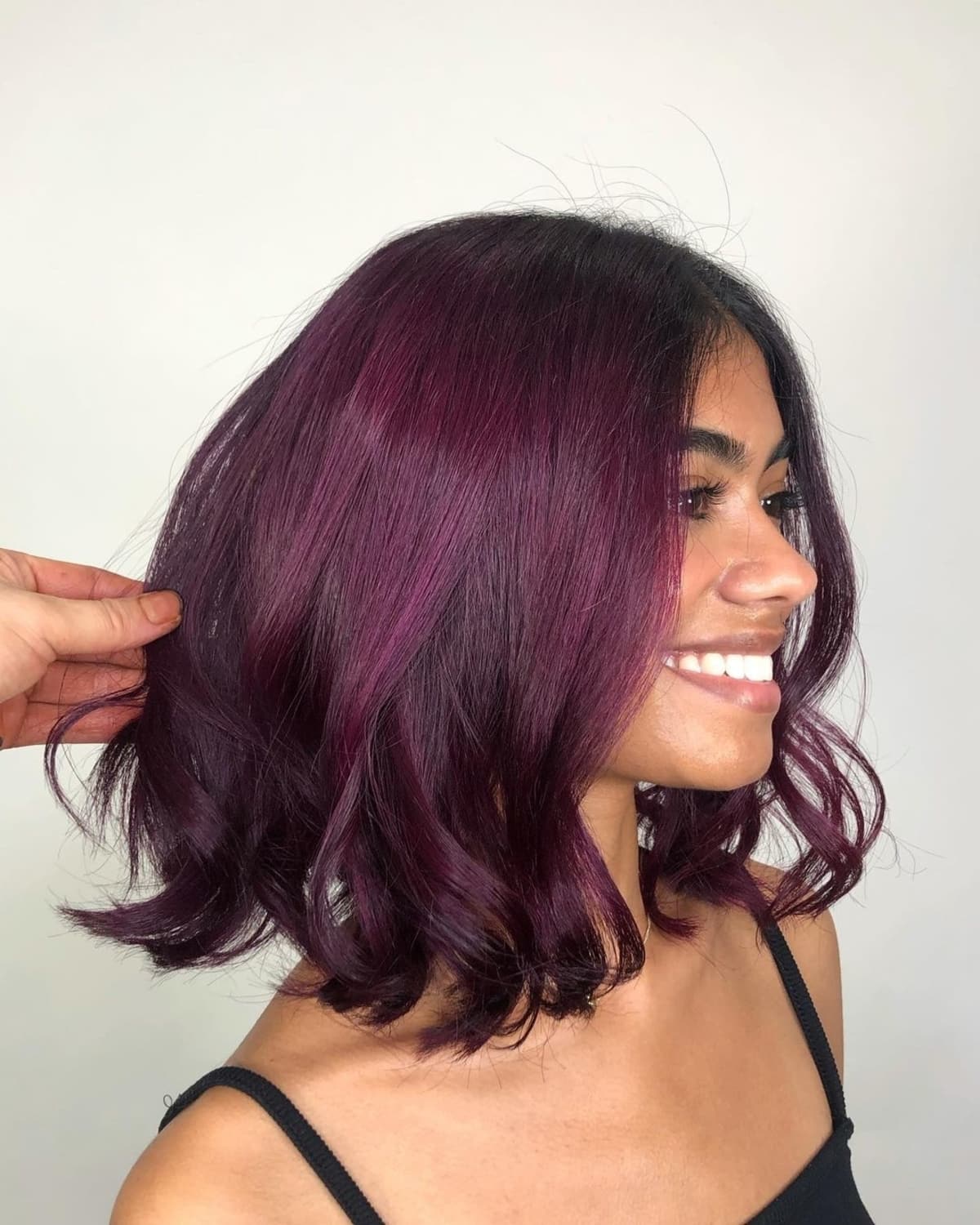 Light burgundy purple