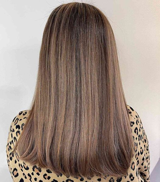 25 Gorgeous Mushroom Brown Balayage Hair Color Ideas   Light Chocolate Mushroom Brown Balayage 526x600 