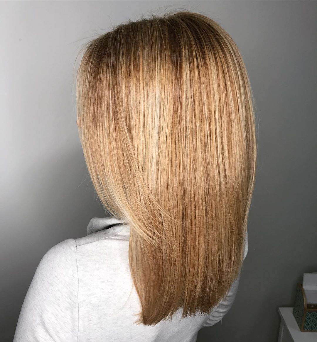 Light Golden Brown on Bleached Hair
