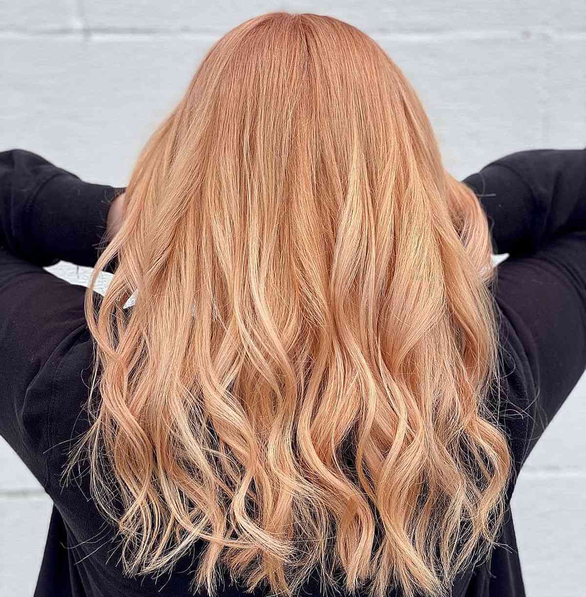 Light Golden Strawberry Blonde Hair