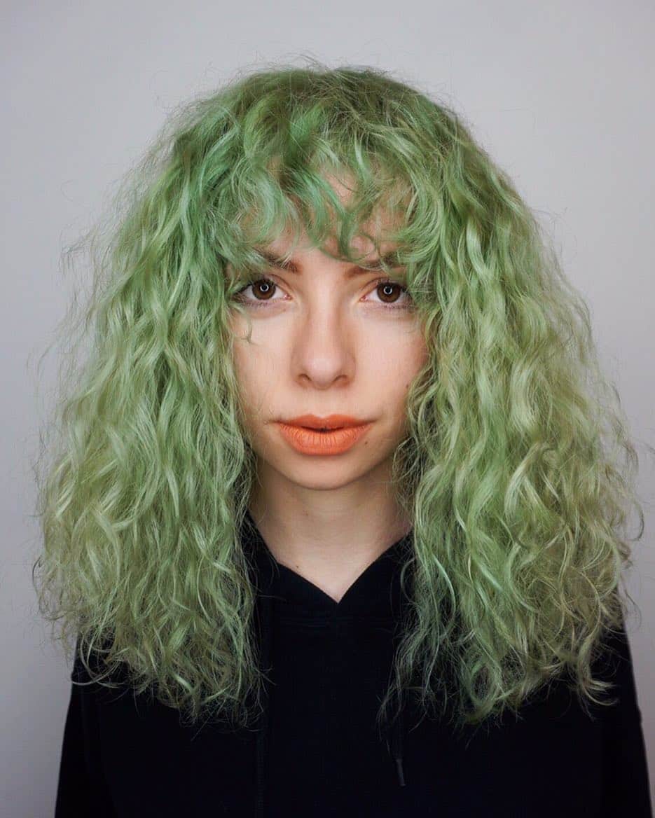 Light Green hair shade