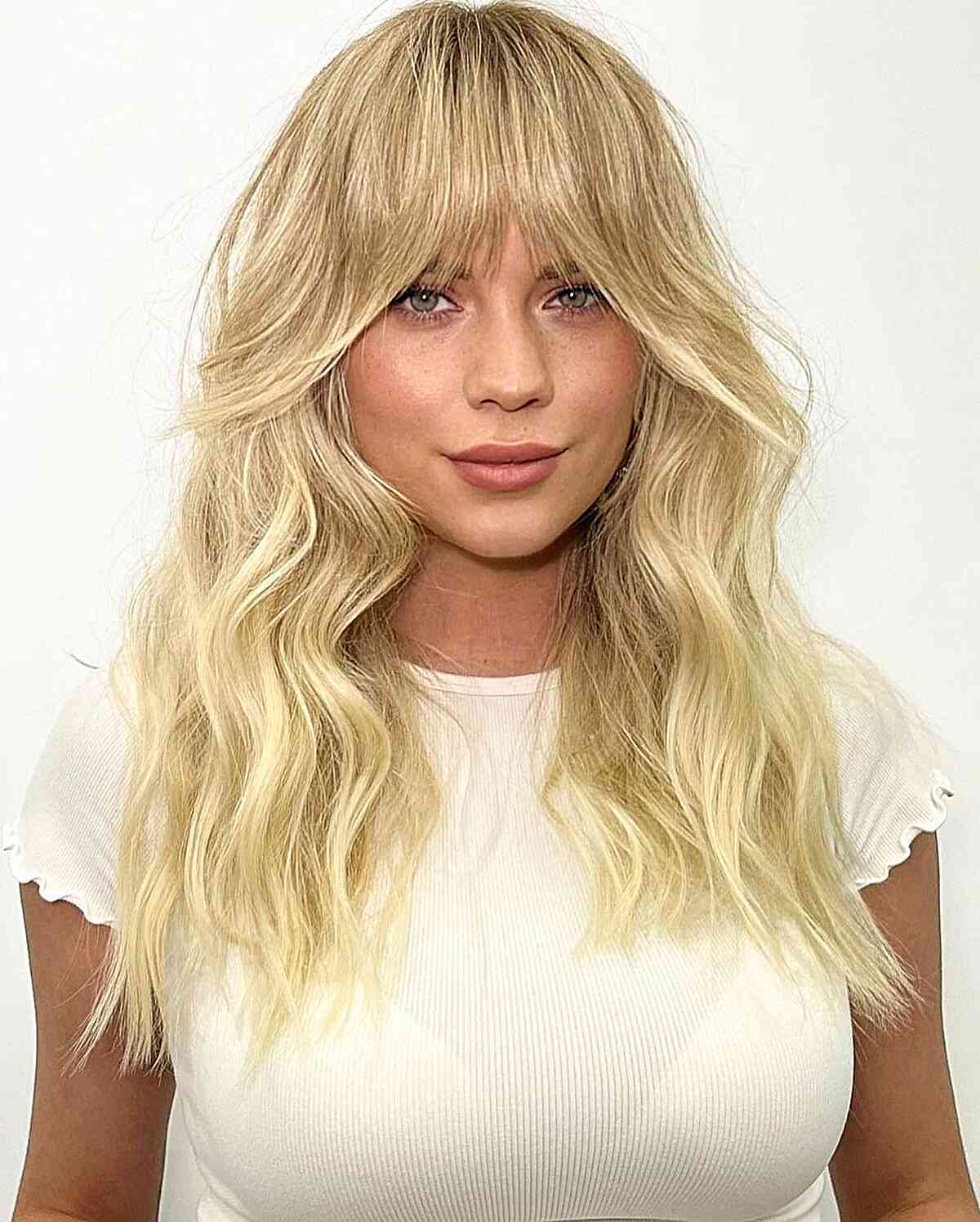 Light Layers with Bangs for long hair