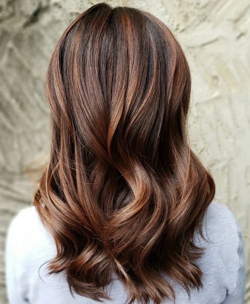 Blended Reddish Light Brown Hair