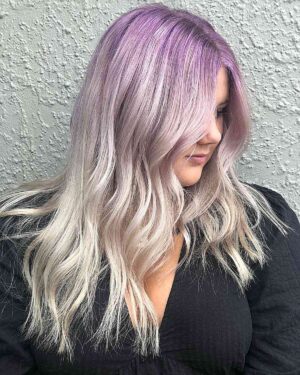 17 Hottest Silver Purple Hair Colors Of 2024