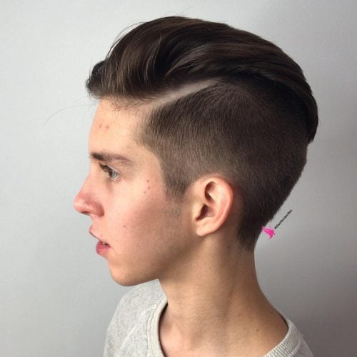 Boys' Hard Part Fade Haircut