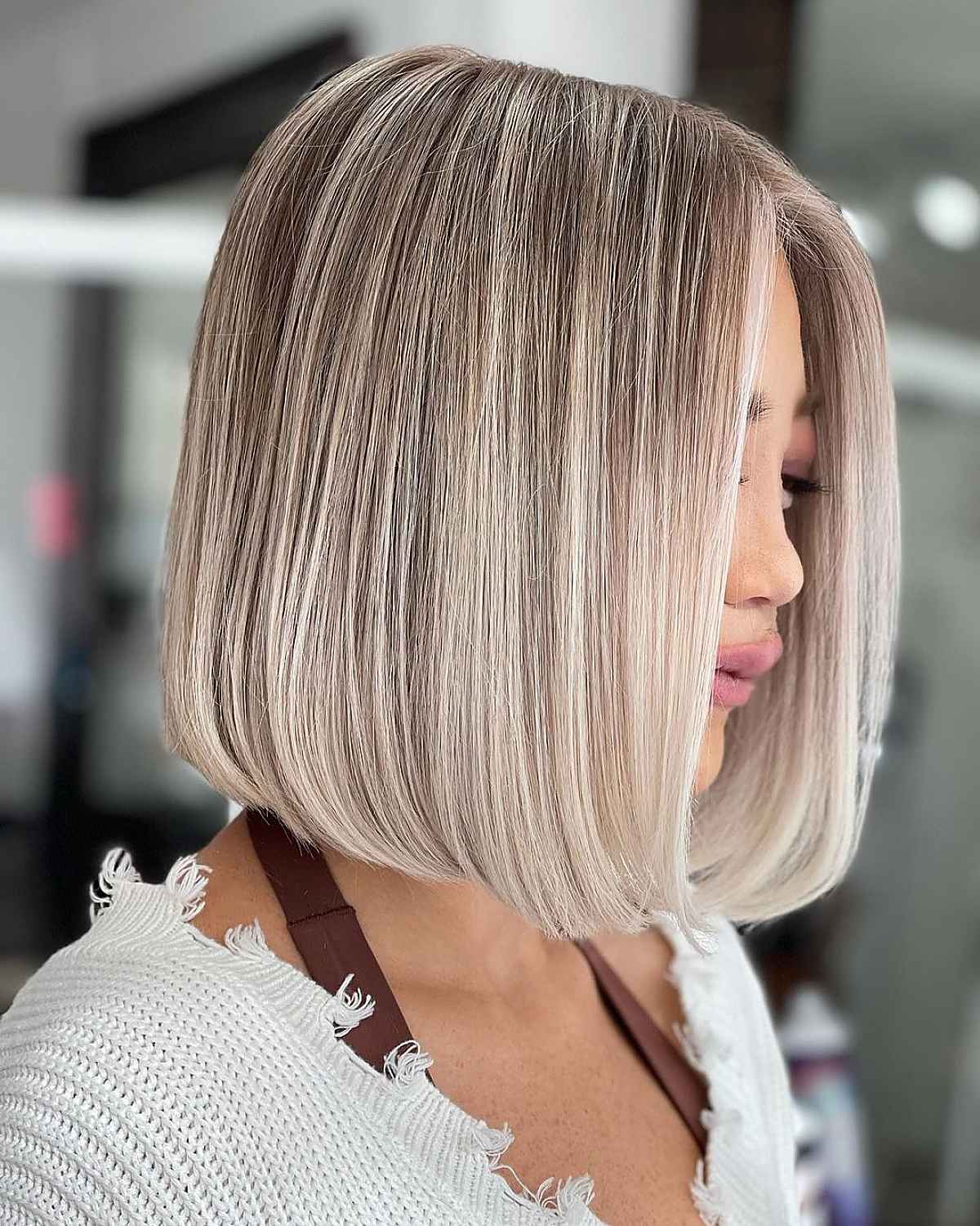 Lived-In Brown and Blonde Color Melt