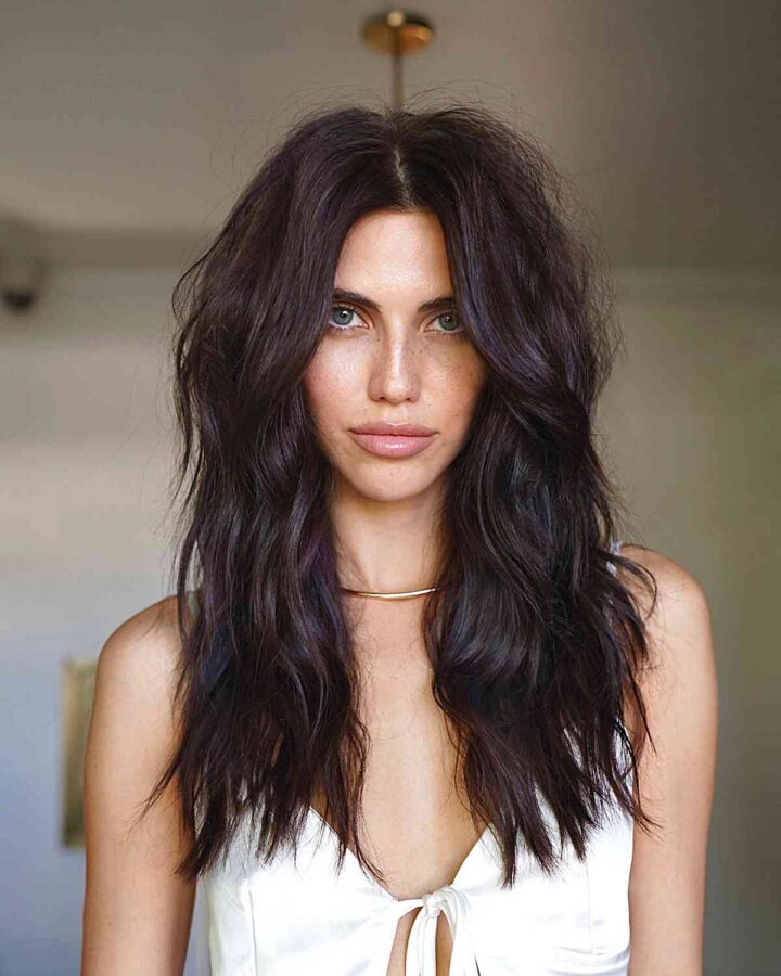 32 Hair-Taming Long Shaggy Hairstyles for Women with Thick Hair