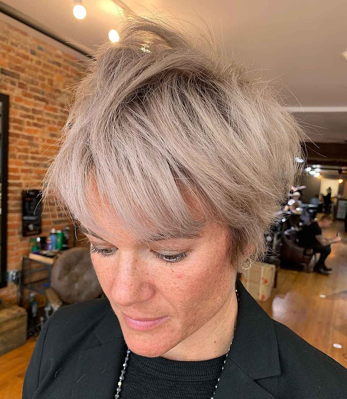 Long and Textured Pixie Haircut