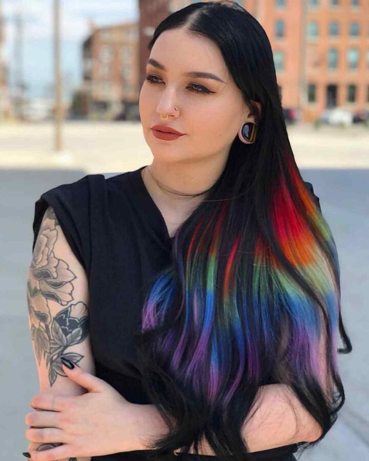60 Photos of Rainbow Hair Ideas to Consider for 2023