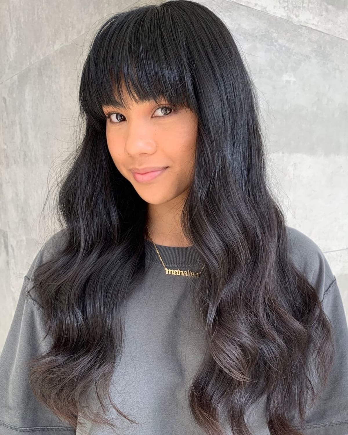 50 Cute Long Layered Haircuts with Bangs for 2023
