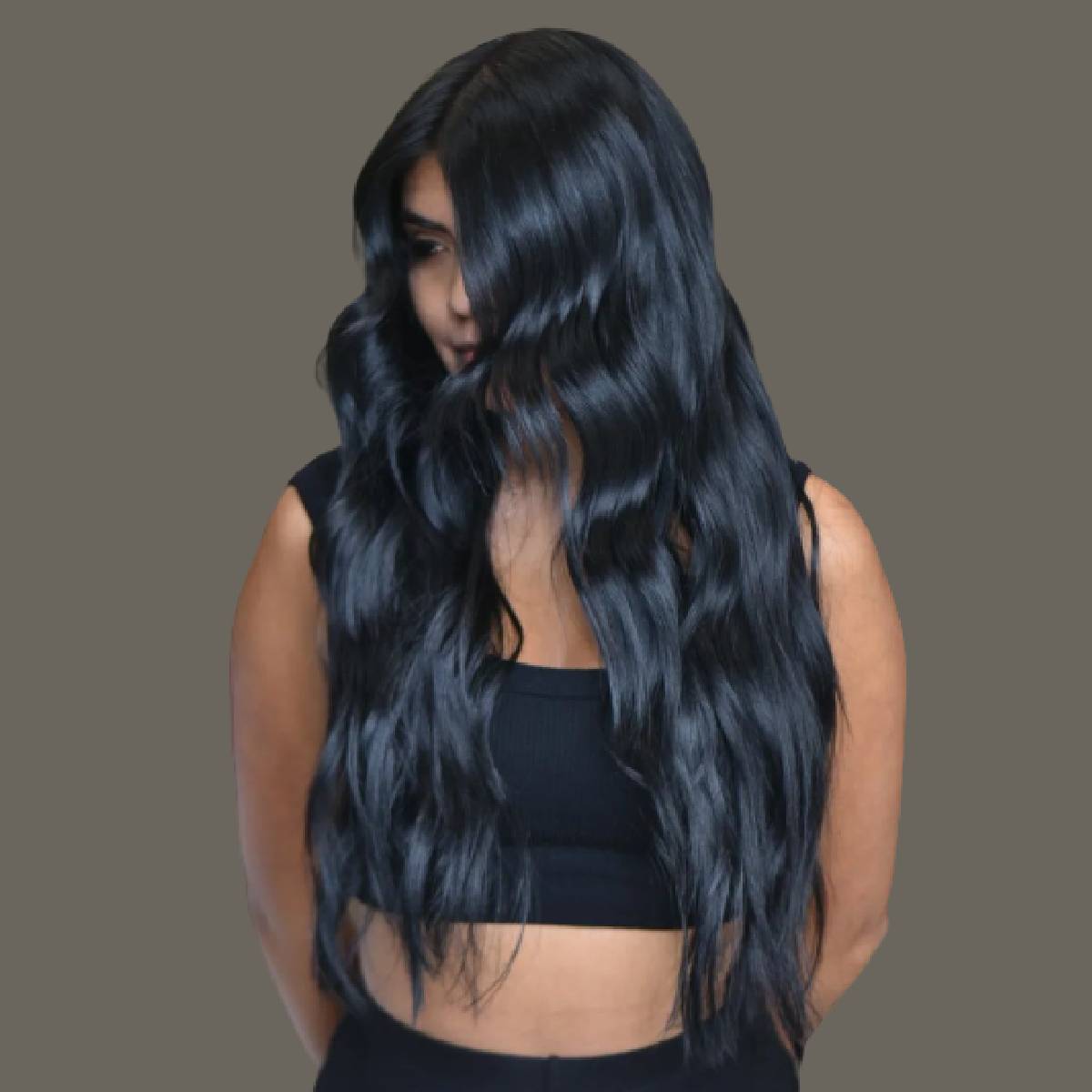 Long Length Messy Hair(Black)