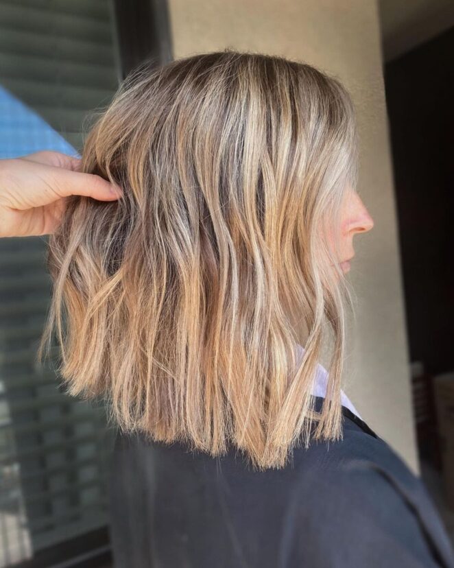 47 Trendiest Long Blunt Bob Haircuts for a Sleek New "Blunt Lob"